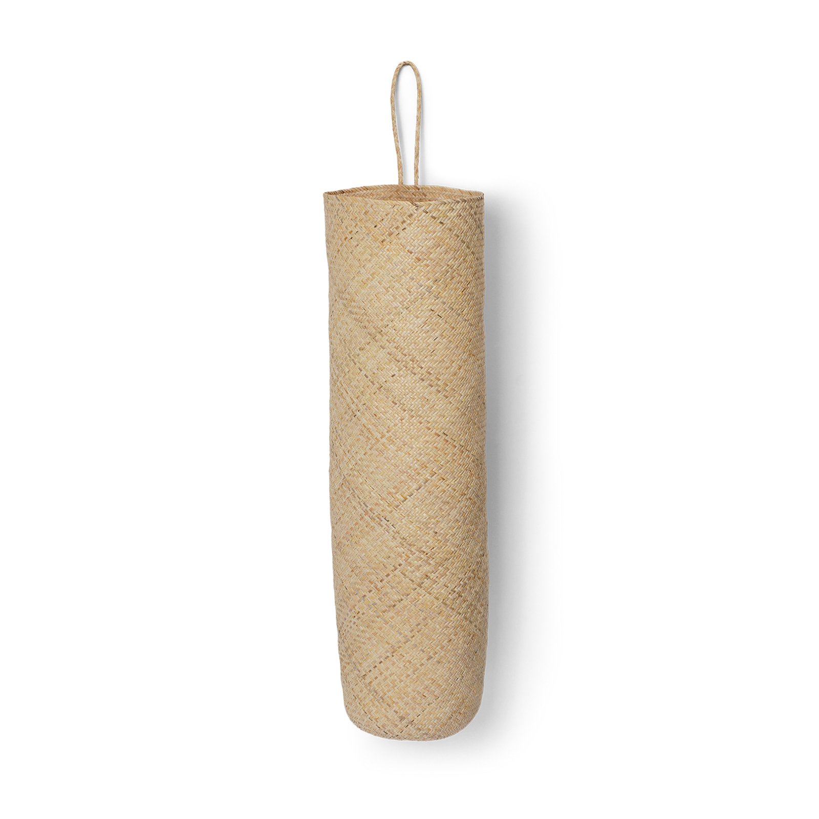 ferm LIVING Sato Cestino lungo, altezza 80 cm, Ø 20 cm, rattan