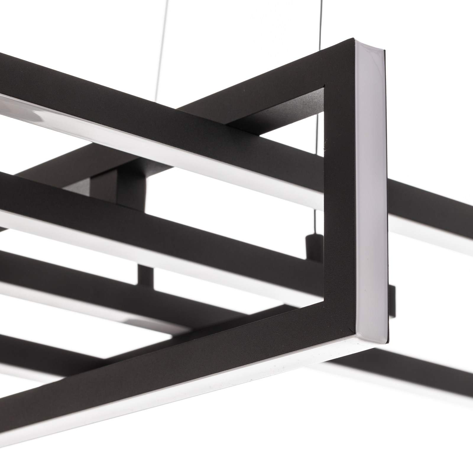 Lindby Ariola LED-Hängelampe, dimmbar, schwarz