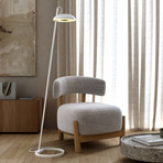 Floor lamp Versale, white