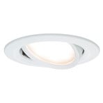 Nova Coin LED recessed spotlight, set of 3, swivelling, iron - Paulmann