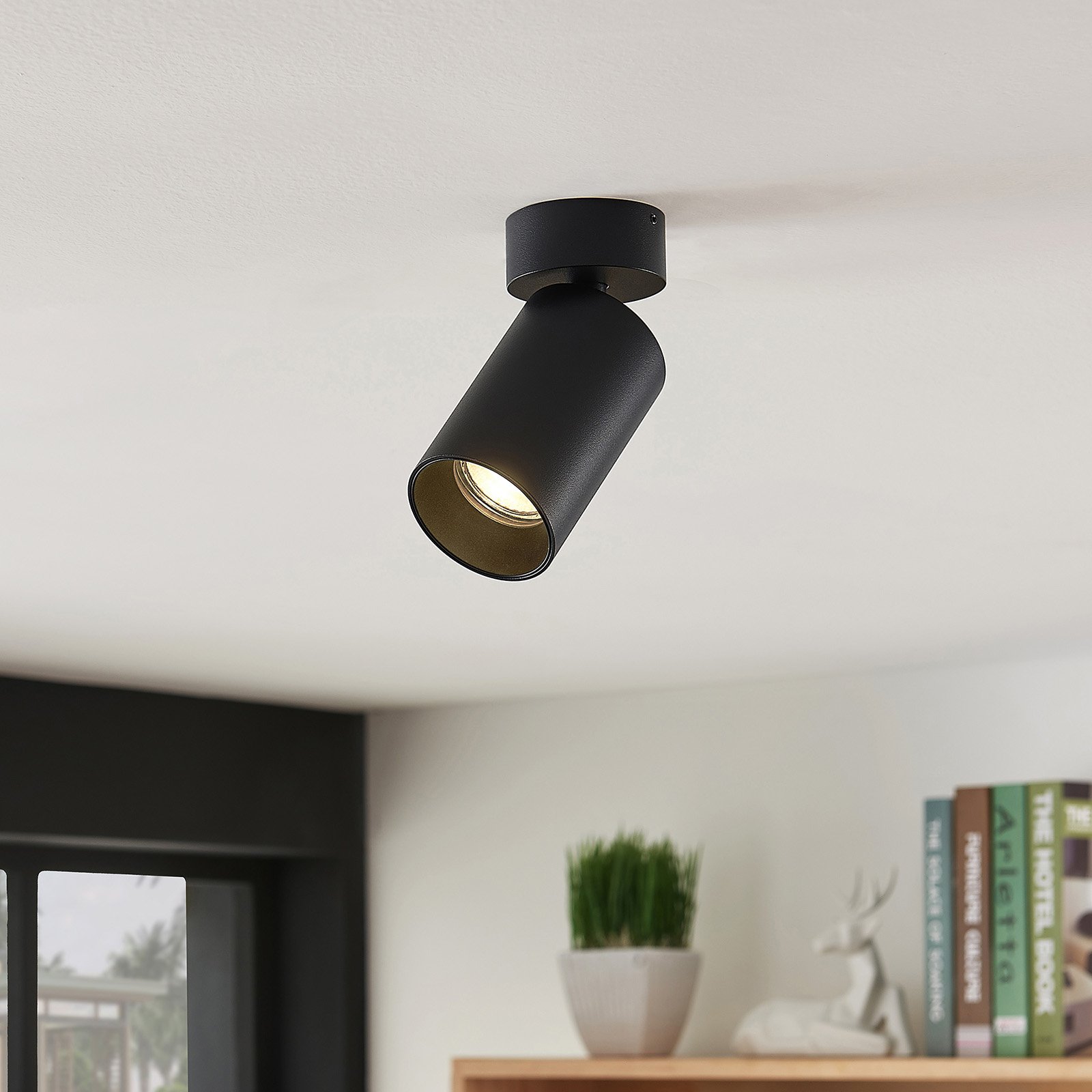Brinja 1 Stropní Lampa Round Black - Arcchio