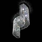 Curved crystal ceiling light Shine