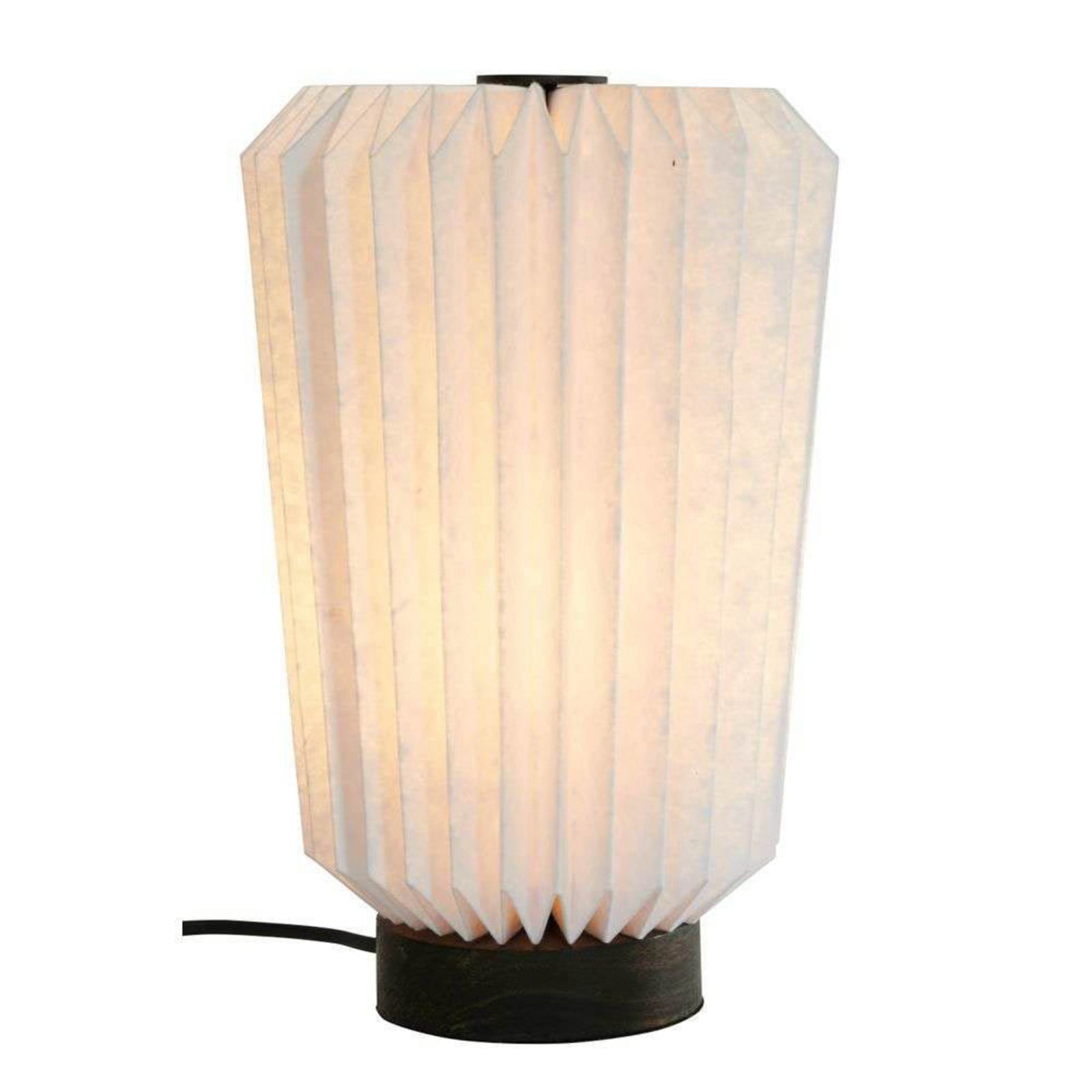 Filippa bordlampe hvid/sort – Watt &amp;amp; Veke Watt & Veke - Stue - Skandinavisk - Papir / karton - Med én lyskilde billede