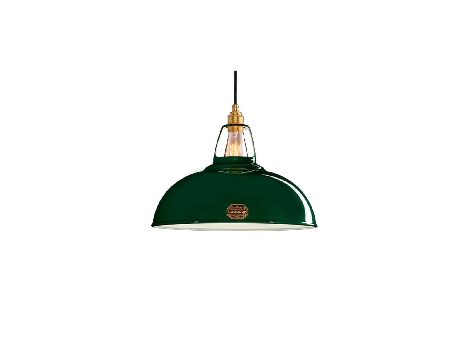 Large 1933 Design Lampada a Sospensione Original Green - Coolicon