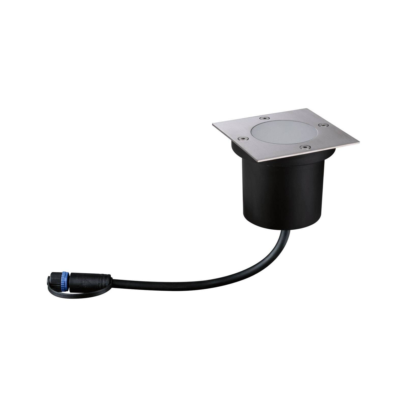Paulmann Plug & Shine 94227 LED deck light - Recessed Floor Light - Recessed Light - dimmable - Modern - Silver