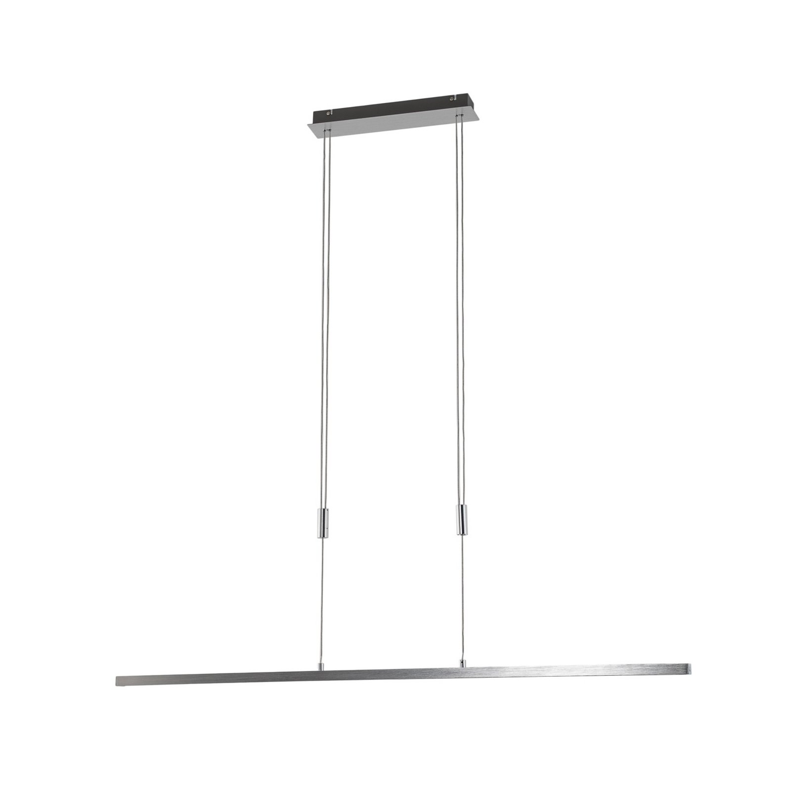 Lucande LED rippvalgusti Myron, puutetundlik dimmer, CCT, alumiinium