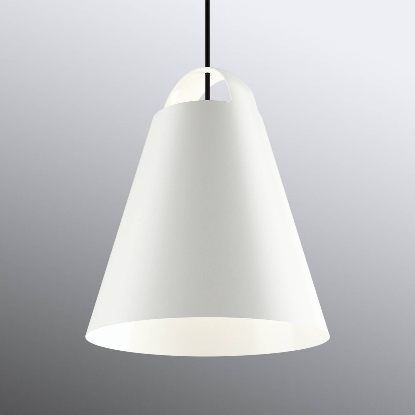 E-shop Louis Poulsen Above závesná lampa, biela, 40 cm