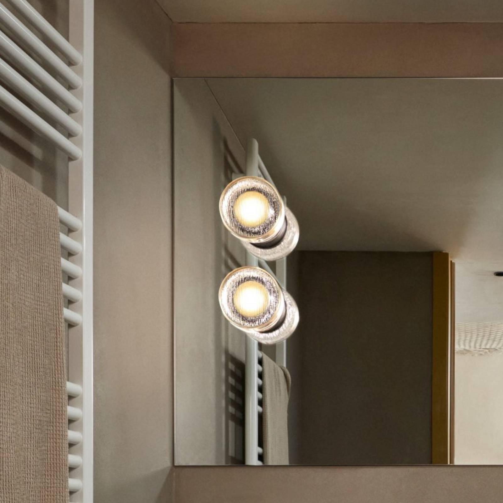 MARSET LED-Außenwandleuchte ROC, weiß, 14 cm, IP65, TRIAC günstig online kaufen