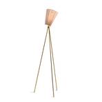 Oslo Wood Lampadar Gold/Beige - Northern