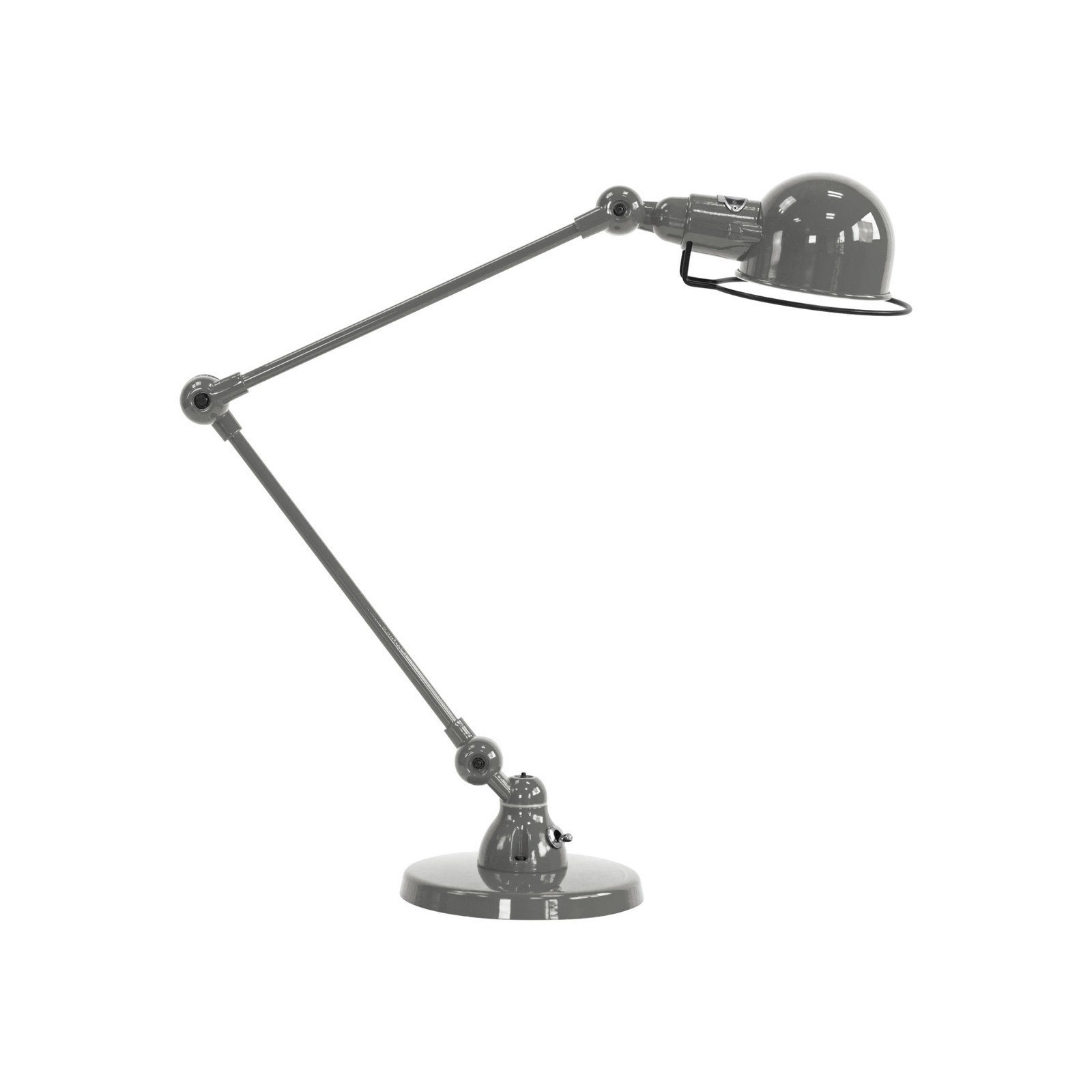 Jieldé Signal SI333 lampă de masă cu bază gri mouse - Camera de zi / sufragerie - Design industrial - șoarece gri - Metal
