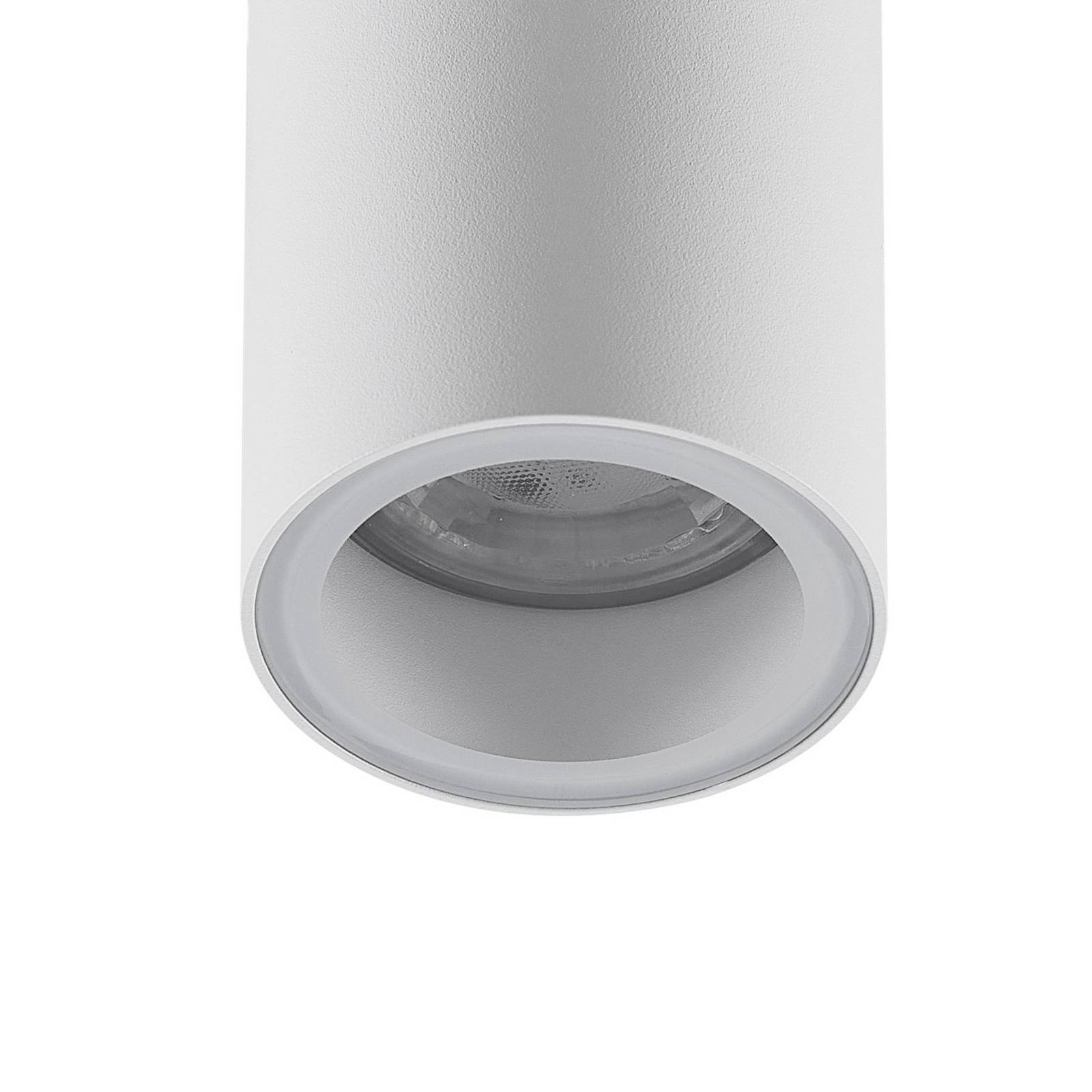 Downlight CAN, biały, IP44, Ø 6 cm, metal, GU10