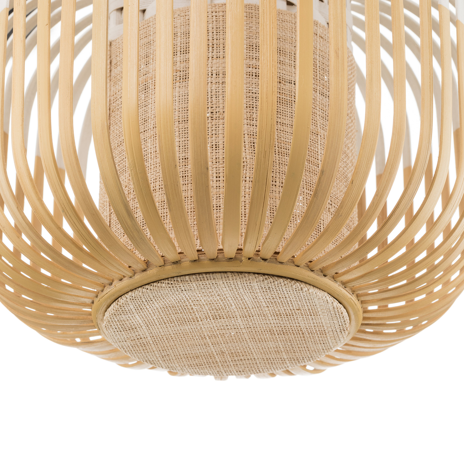 Forestier Bamboo Light XS plafondlamp 27cm wit