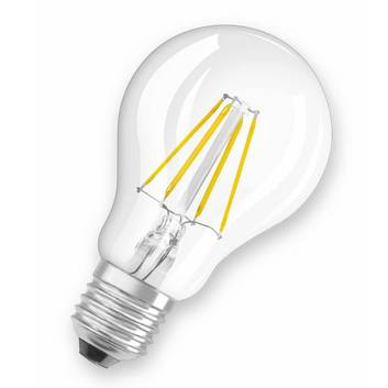 LED filament lamp E27 6,5W 827, helder