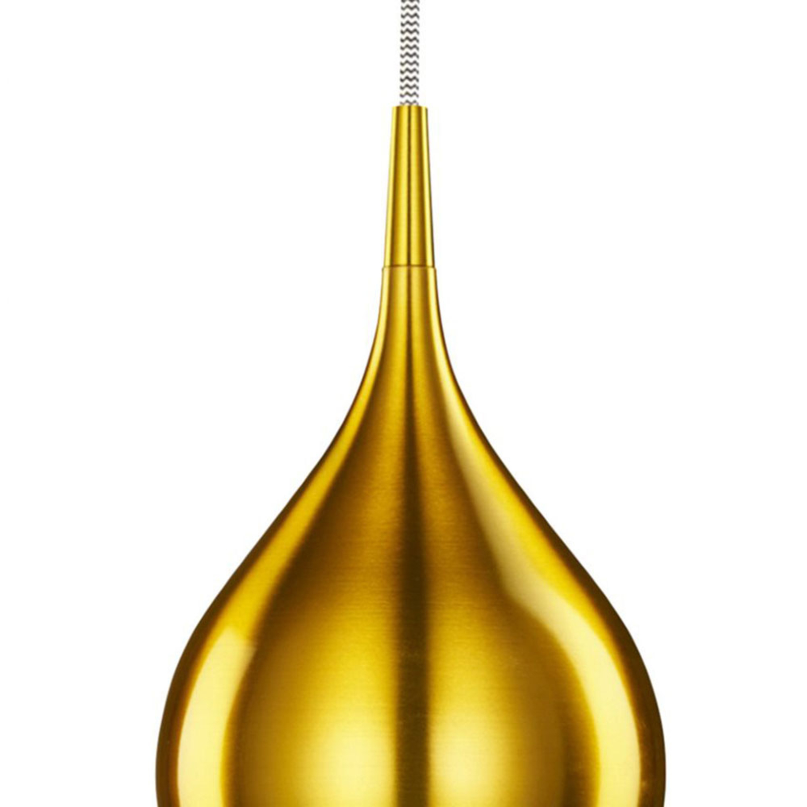 Živahna viseča luč Ø 12 cm, zlata