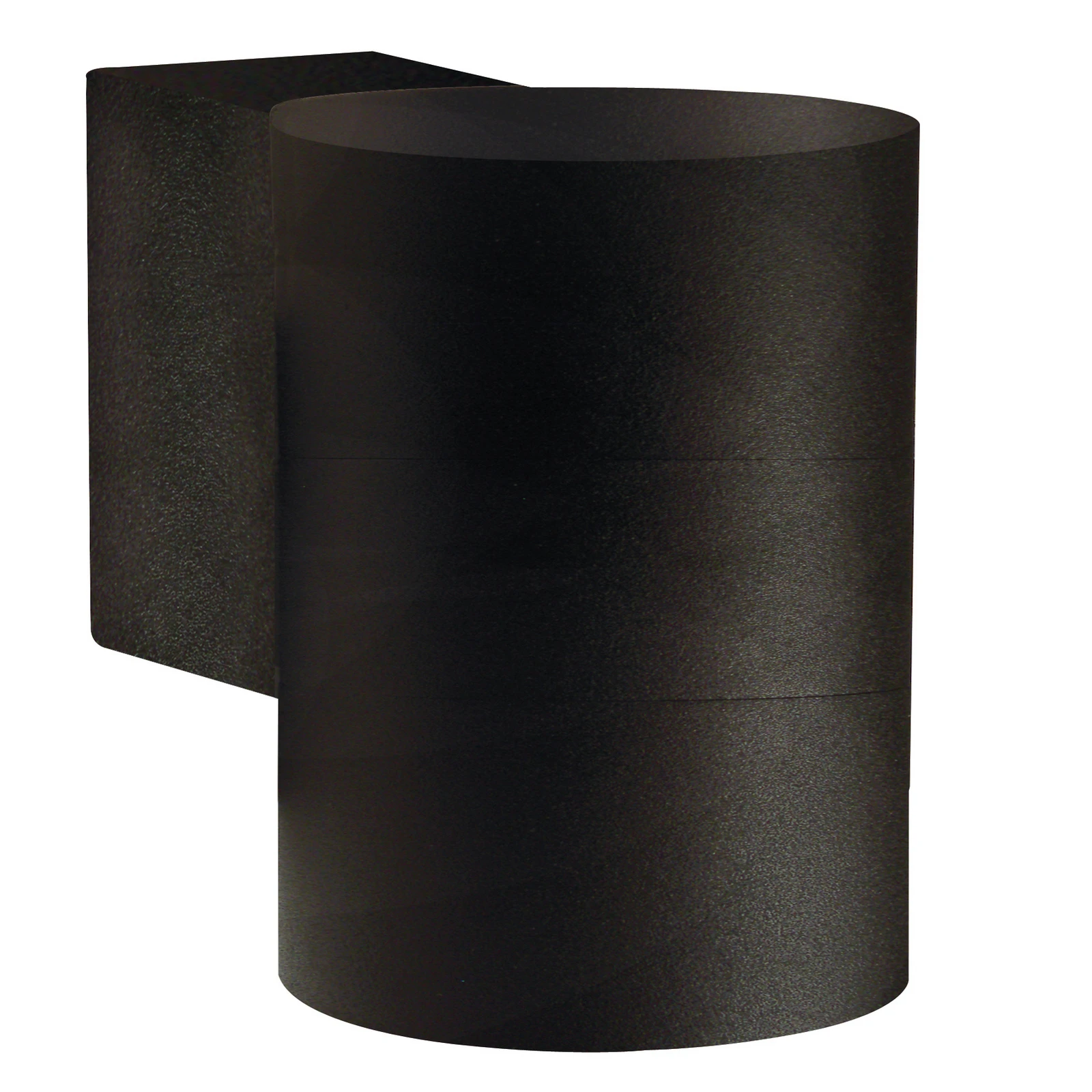 Außenwandleuchte Tin Maxi, Metall schwarz