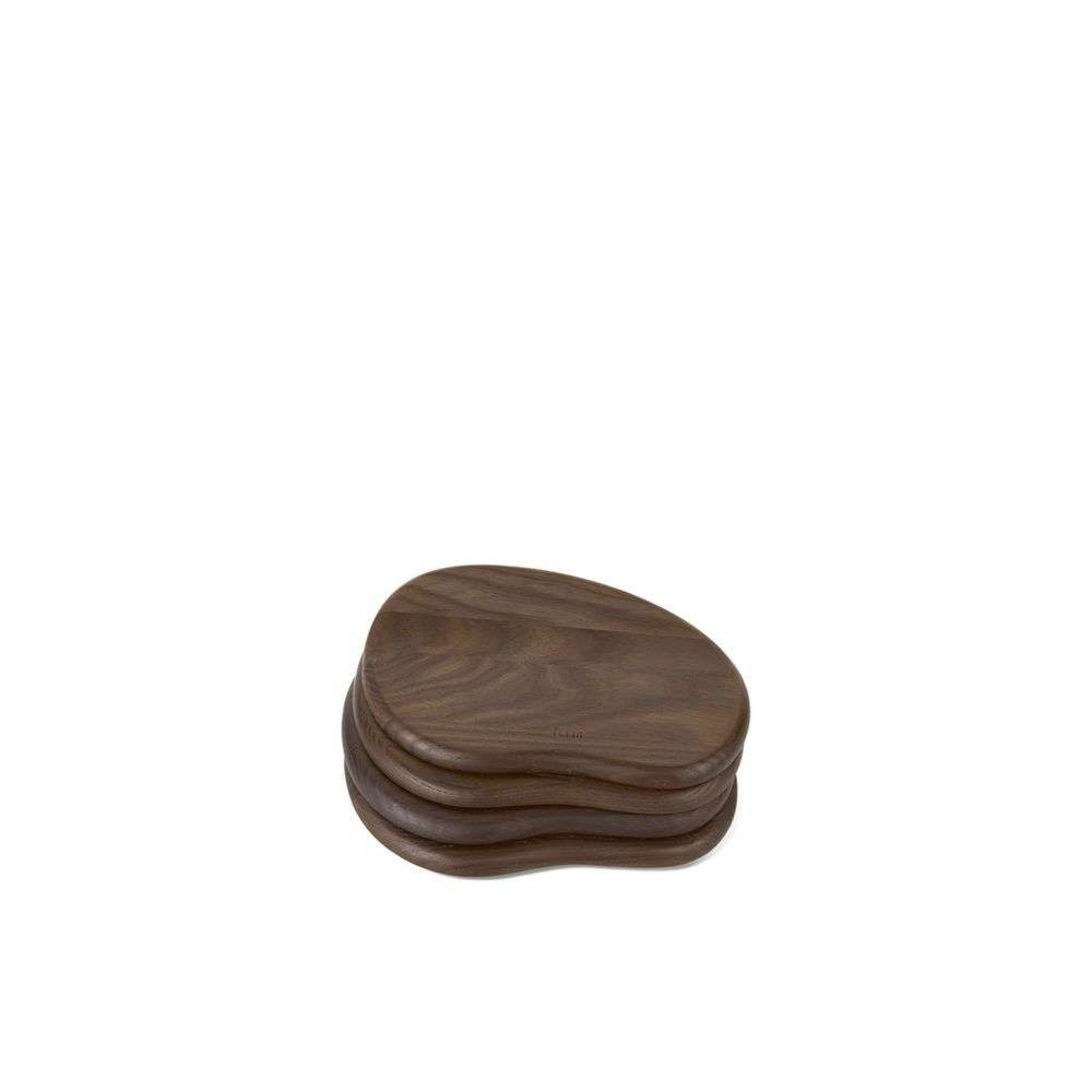 Cairn Butter Boards Set of 4 Dark Brown - Ferm Living