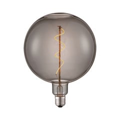Lucande LED-kugle E27 Ø 18cm 4W 1800K smoke