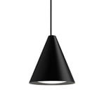 Louis Poulsen Keglen LED-Hängelampe 25cm schwarz