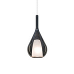 Lámpara colgante Ideal Lux Kalique 3, gris humo, Ø 18 cm