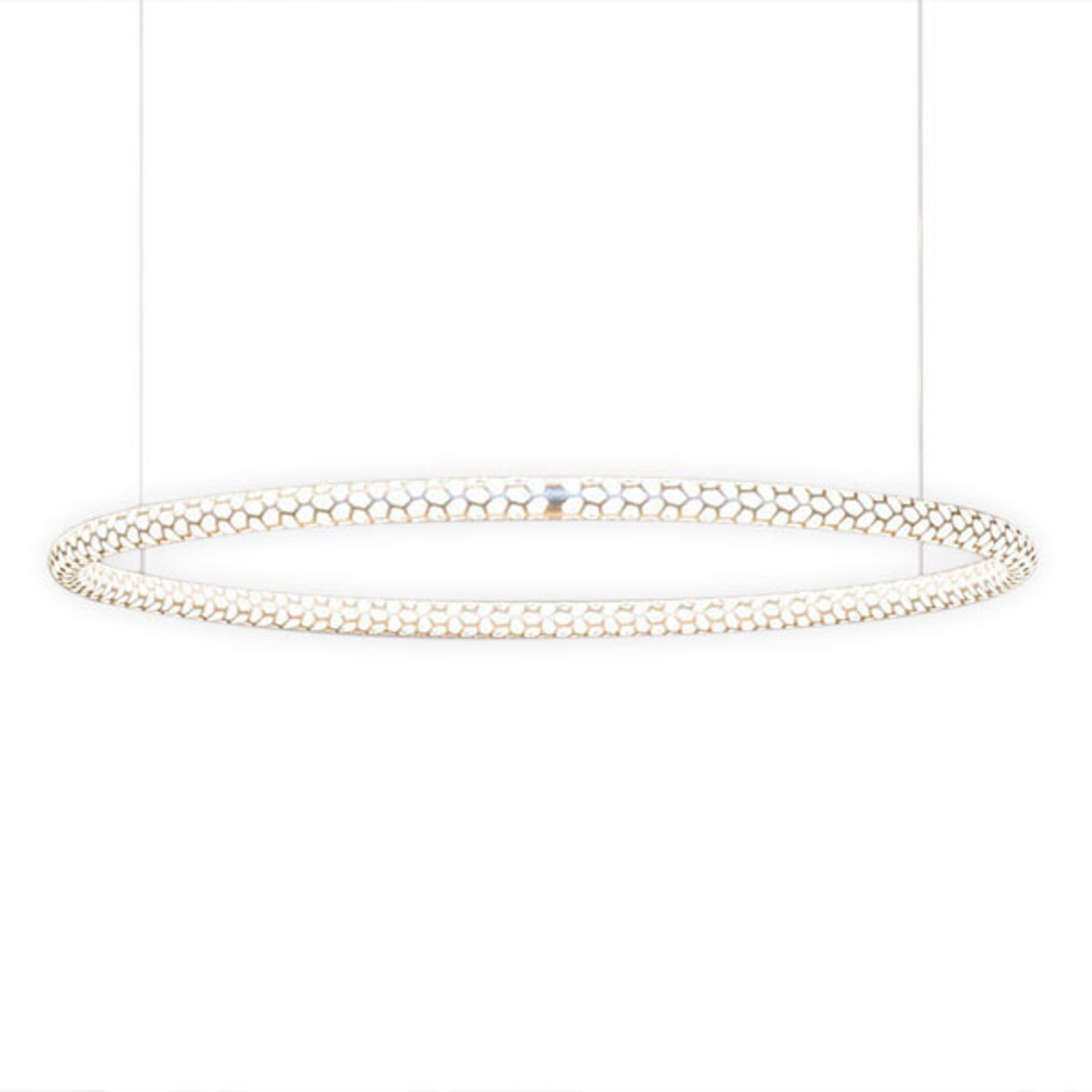 Rotaliana Squiggle H1 LED viseča svetilka bela Ø 69 cm