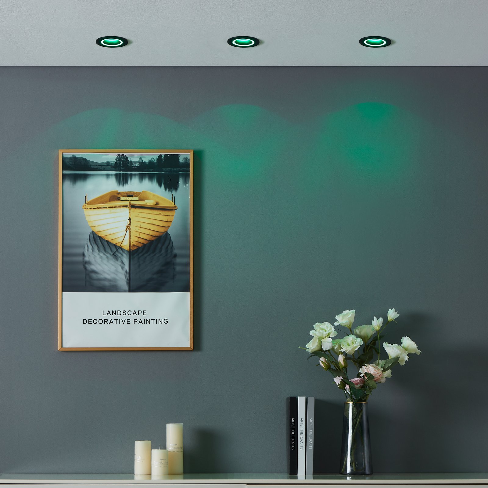 EGLO connect Smart-LED-Leuchte Carosso-Z, Ø 9cm, schwarz