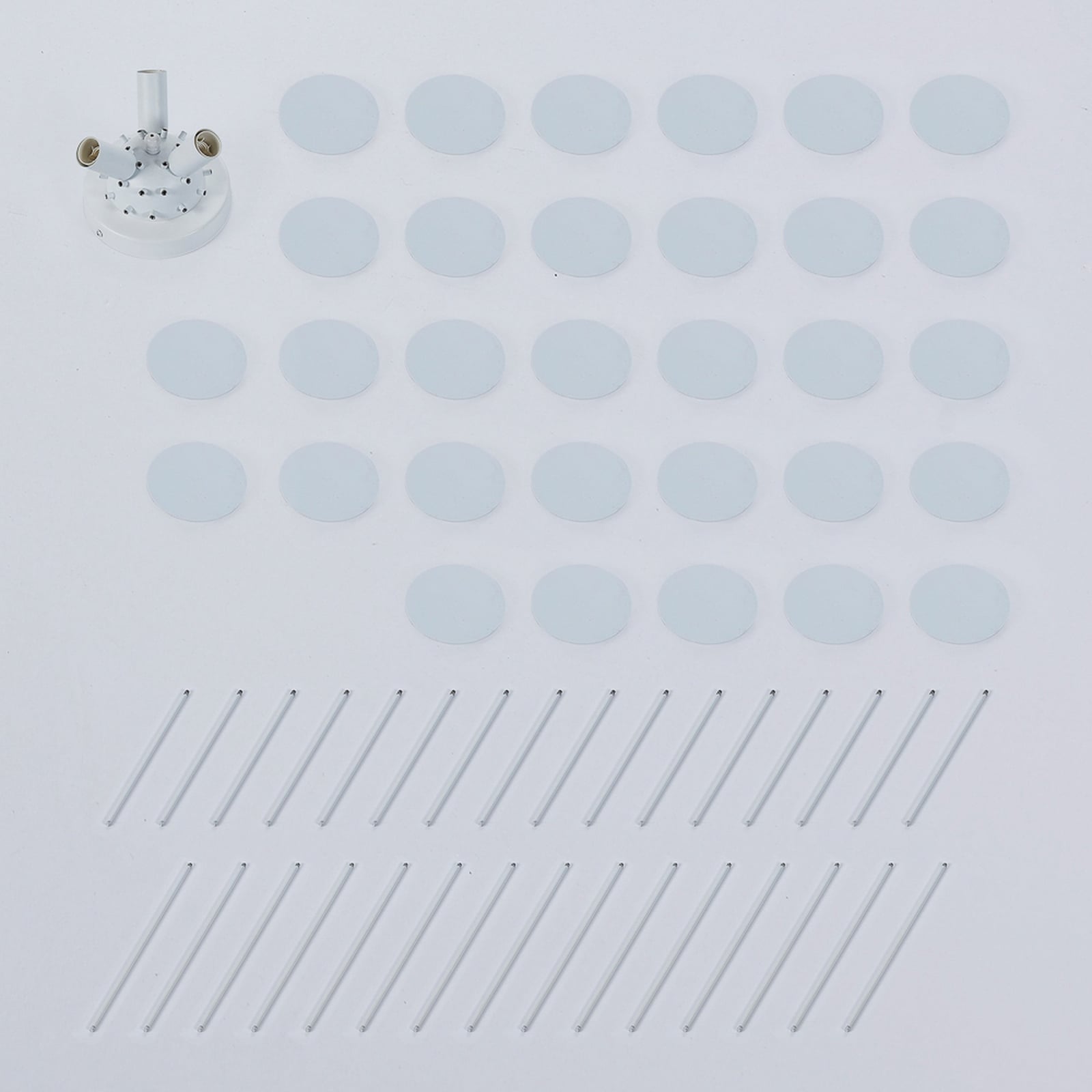 Kinan Candeeiro de Tecto White/Chrome - Lindby