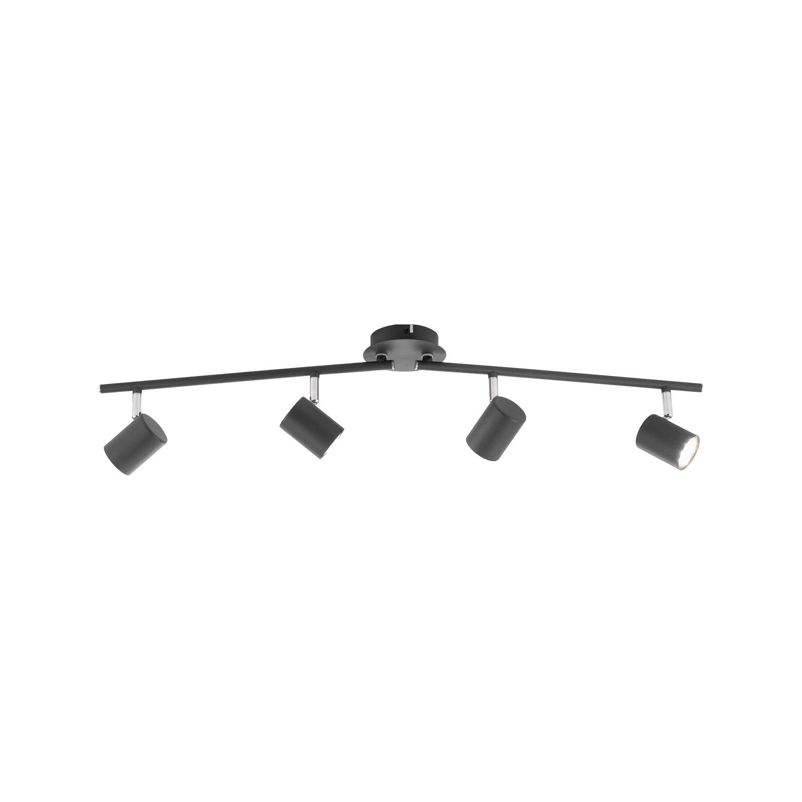 Deckenstrahler Tarik GU10-LED 4-flammig anthrazit