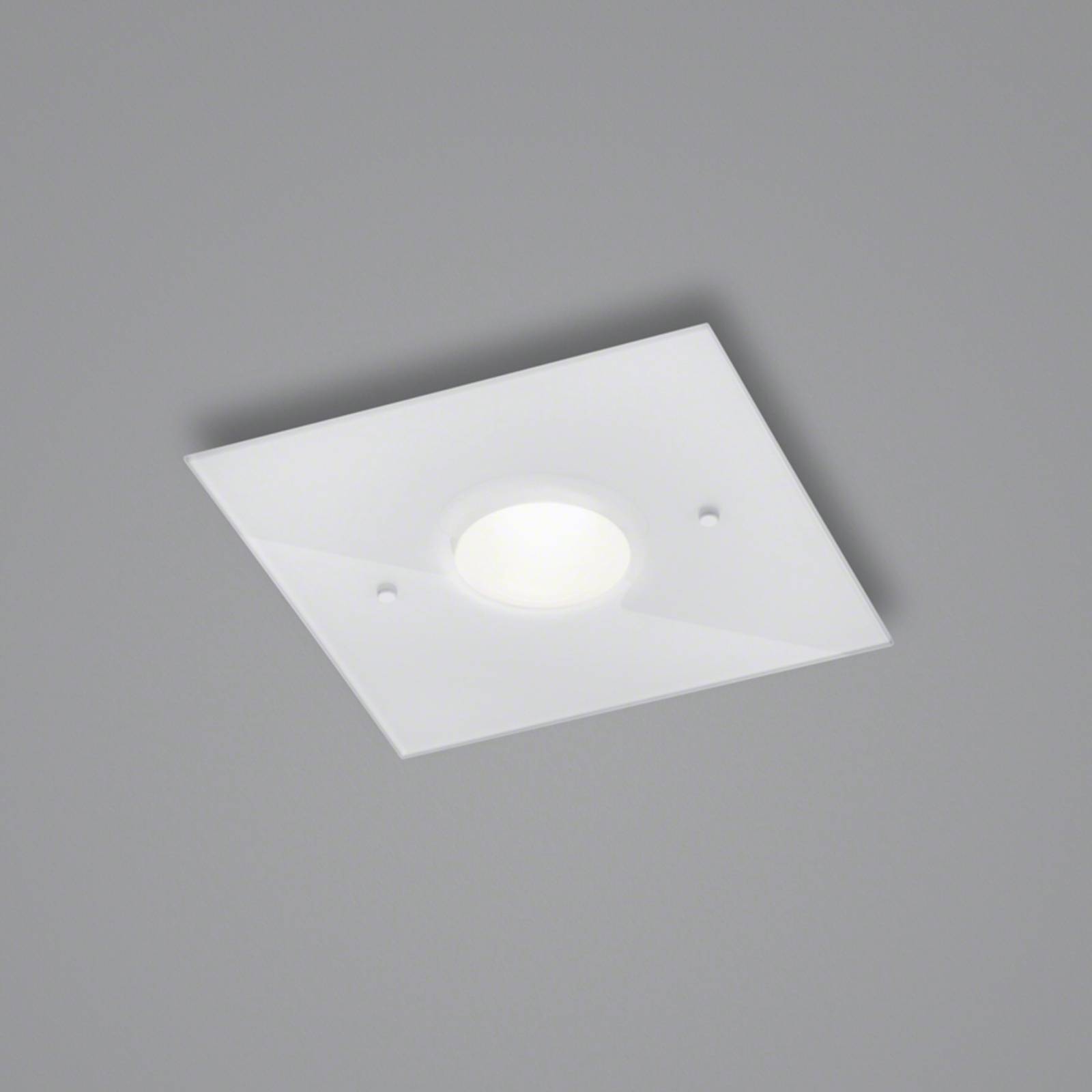 Helestra Nomi LED-taklampa 23x23cm dim vit