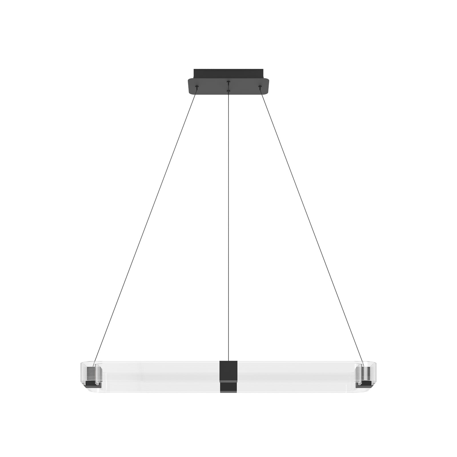 Mogetonello LED-Hängelampe, schwarz, 100 cm - Stars of Light