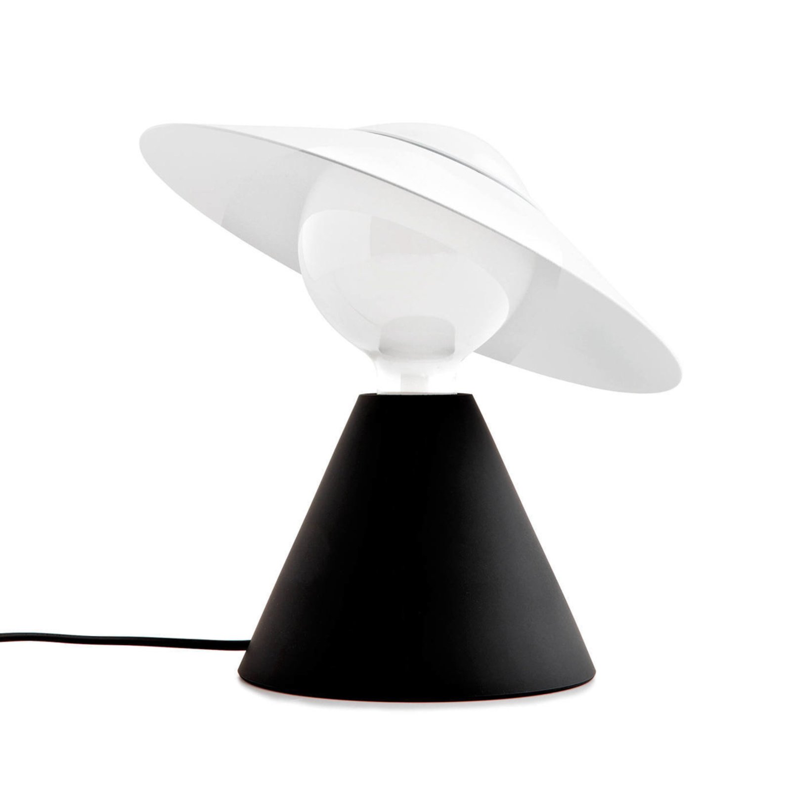 Stilnovo Fante lámpara de mesa LED, 2.700 K, negro