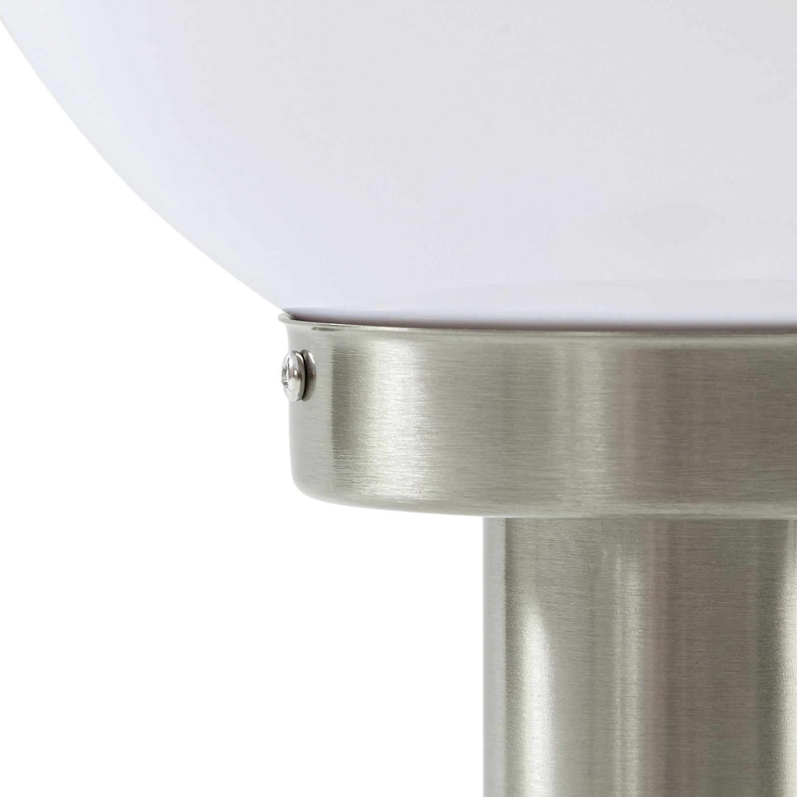 Lindby Vedran pillar light, 45 cm, stainless steel, sensor Lindby Vedran pillar light, 45 cm, stainless steel, sensor