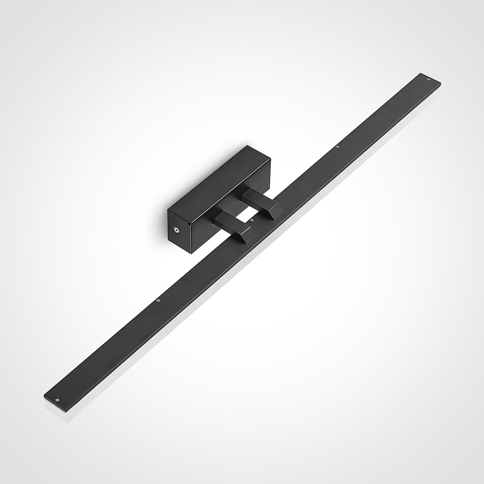 Lisana LED Wall Lamp IP44 L75 Black - Lucande