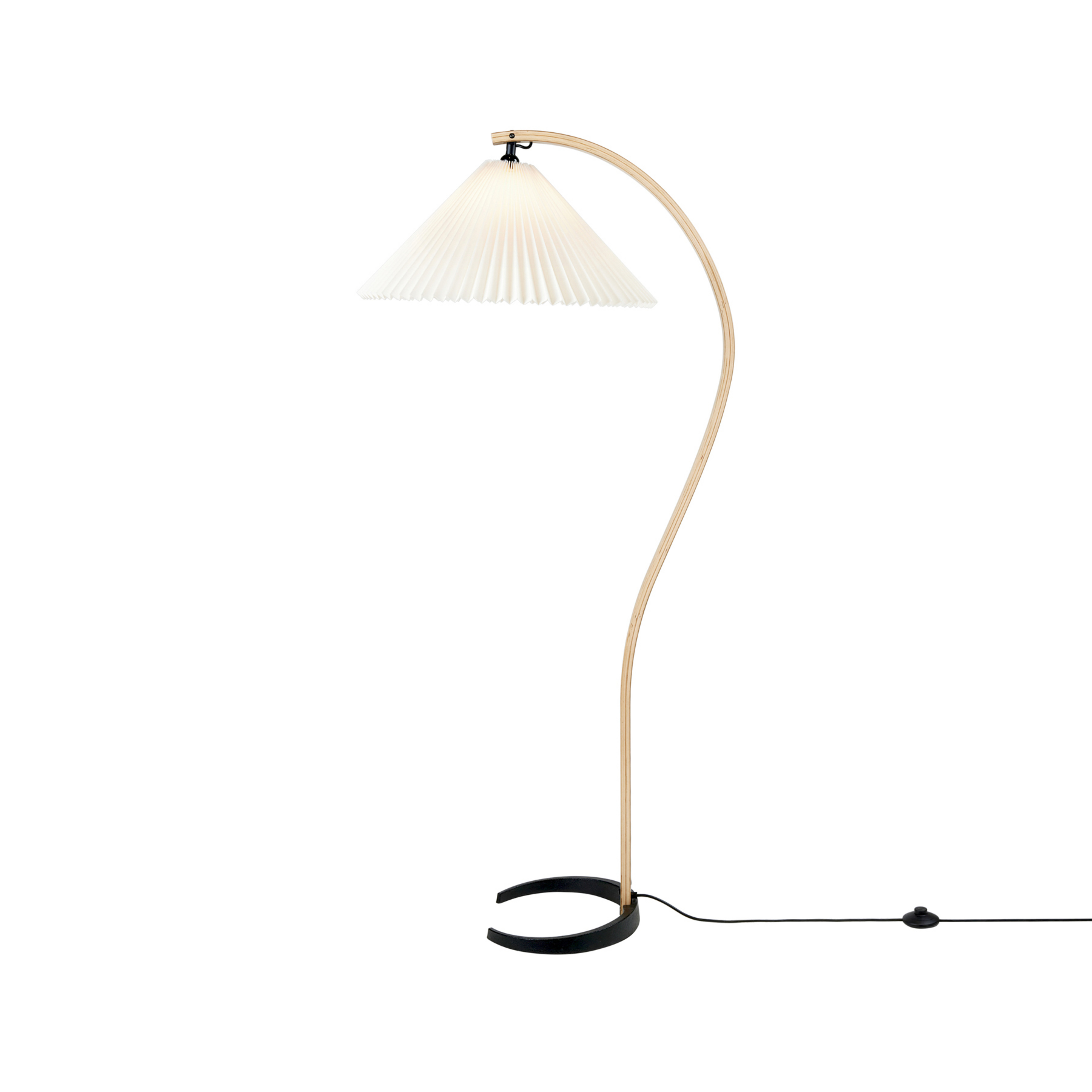Timberline Stehleuchte White/Oak/Birch - GUBI