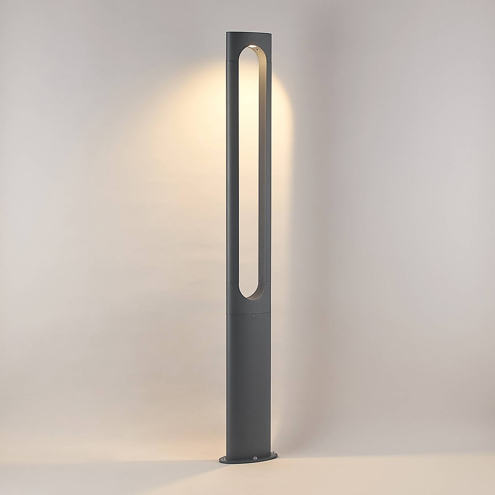 Lucande Dovino latarnia ogrodowa LED, 150 cm