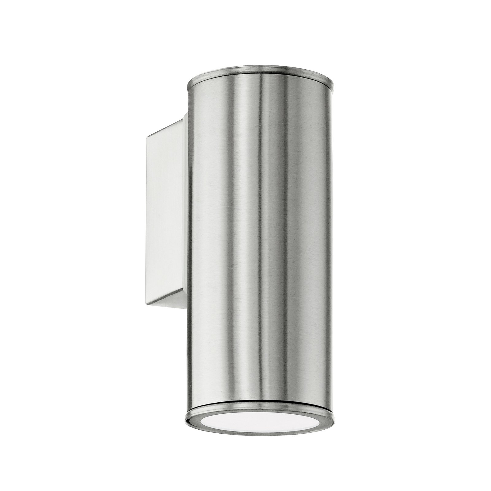 Riga LED zidna lampa, nehrđajući čelik, visina 15 cm, nehrđajući čelik