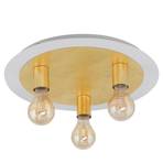 LED-taklampa Passano 3 lampor guld