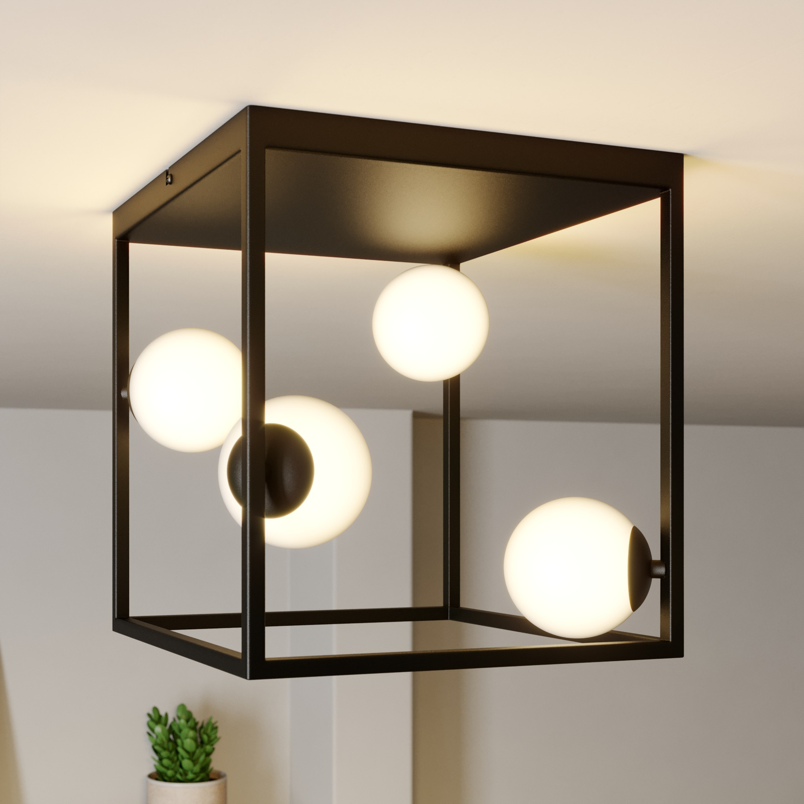 Lindby Utopia LED plafondlamp, 4-lamps
