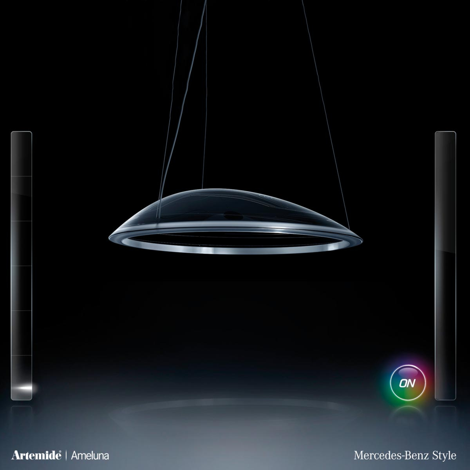 Artemide Ameluna LED-hængelampe, styring via app
