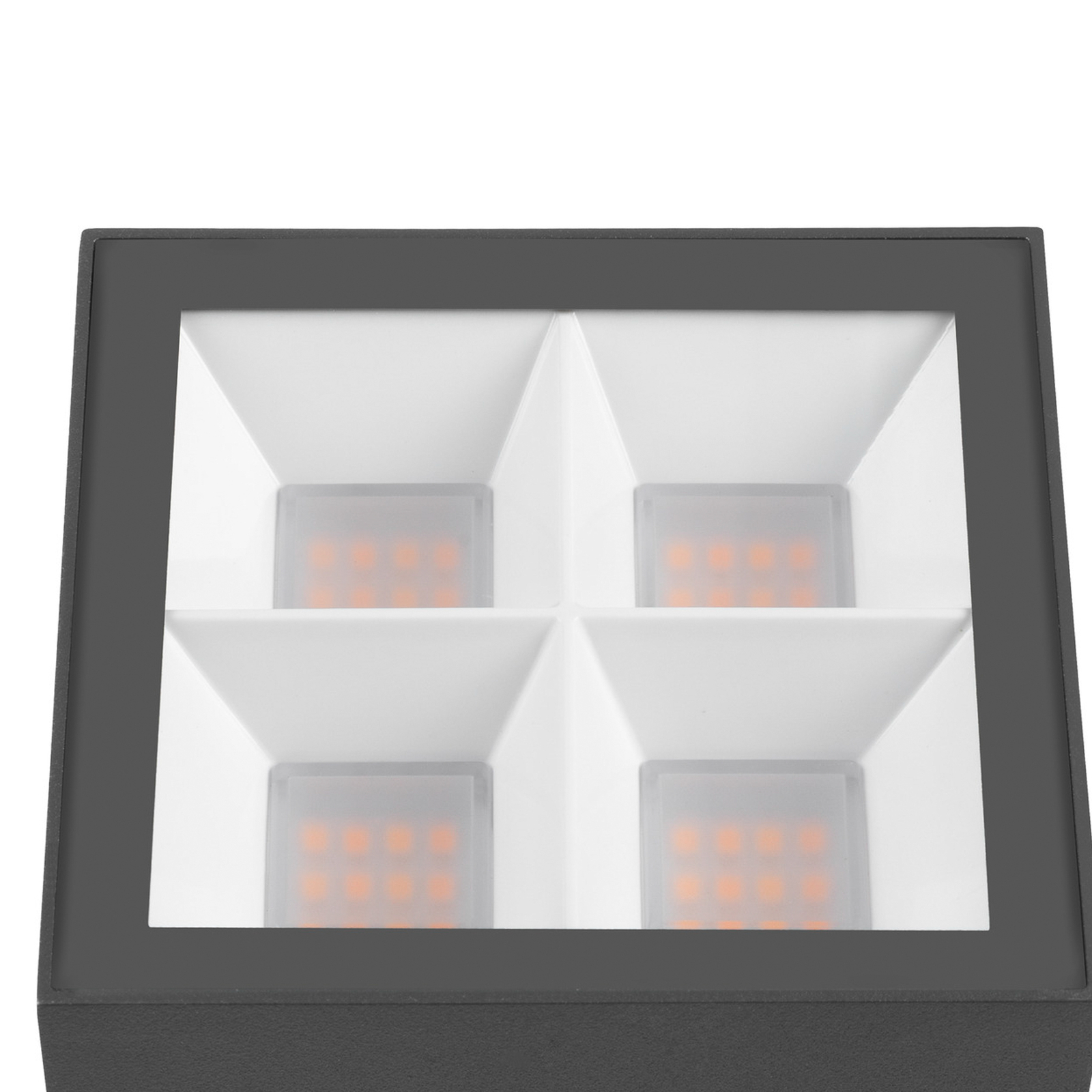 SLV LED apgaismojums celiņiem S-Cube 75, antracīts, alumīnijs, augstums 75