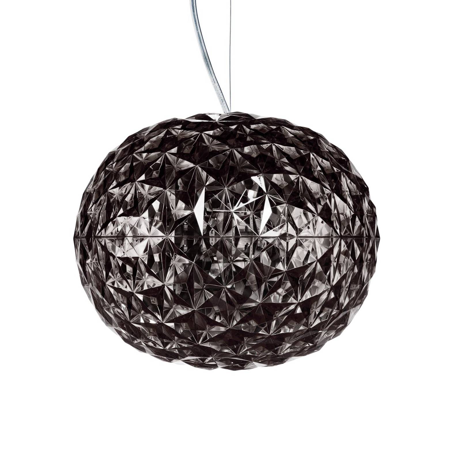 Suspension LED de designer gris fumée Planet