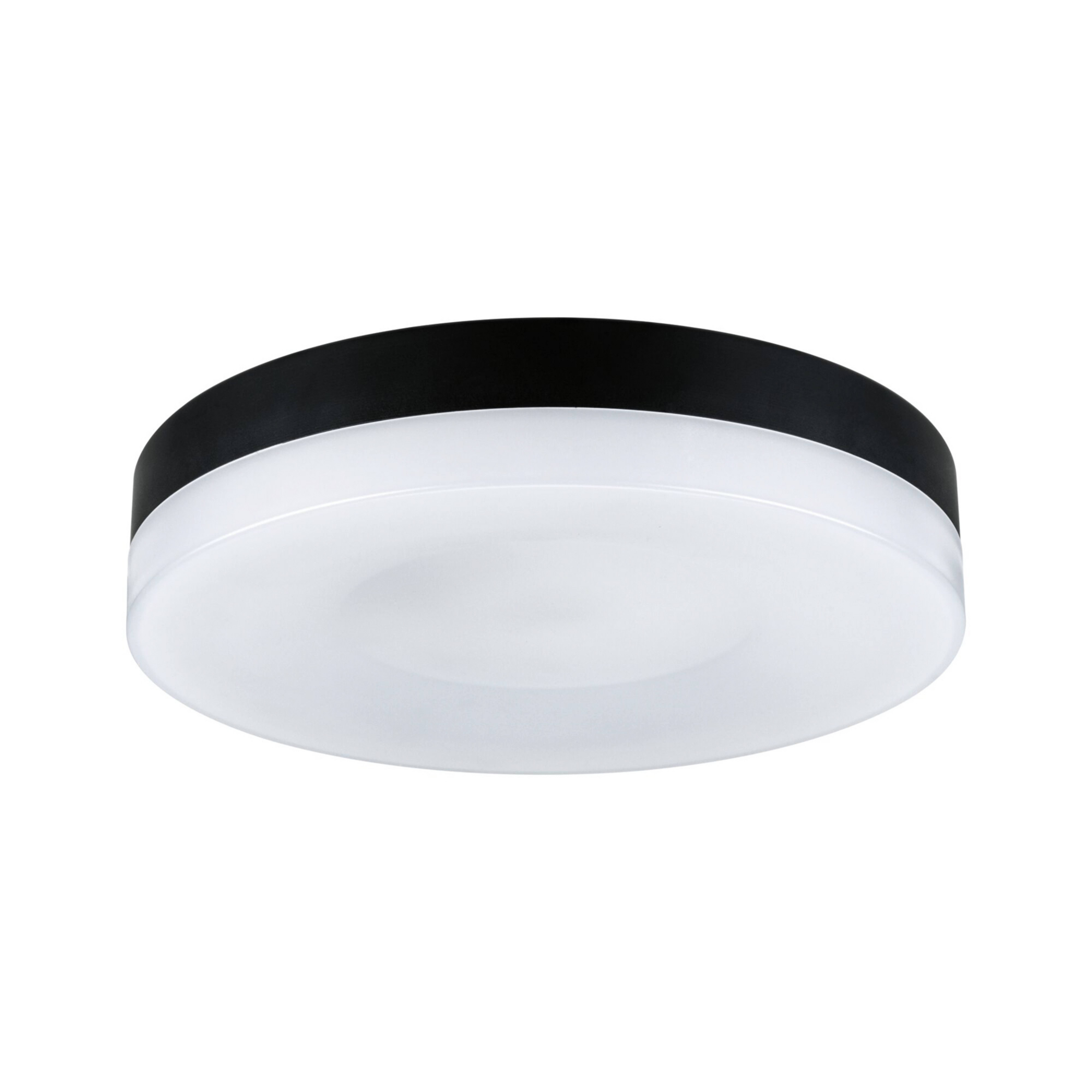 Amalie LED ceiling light, 3-step dimmable, matt black – Paulmann