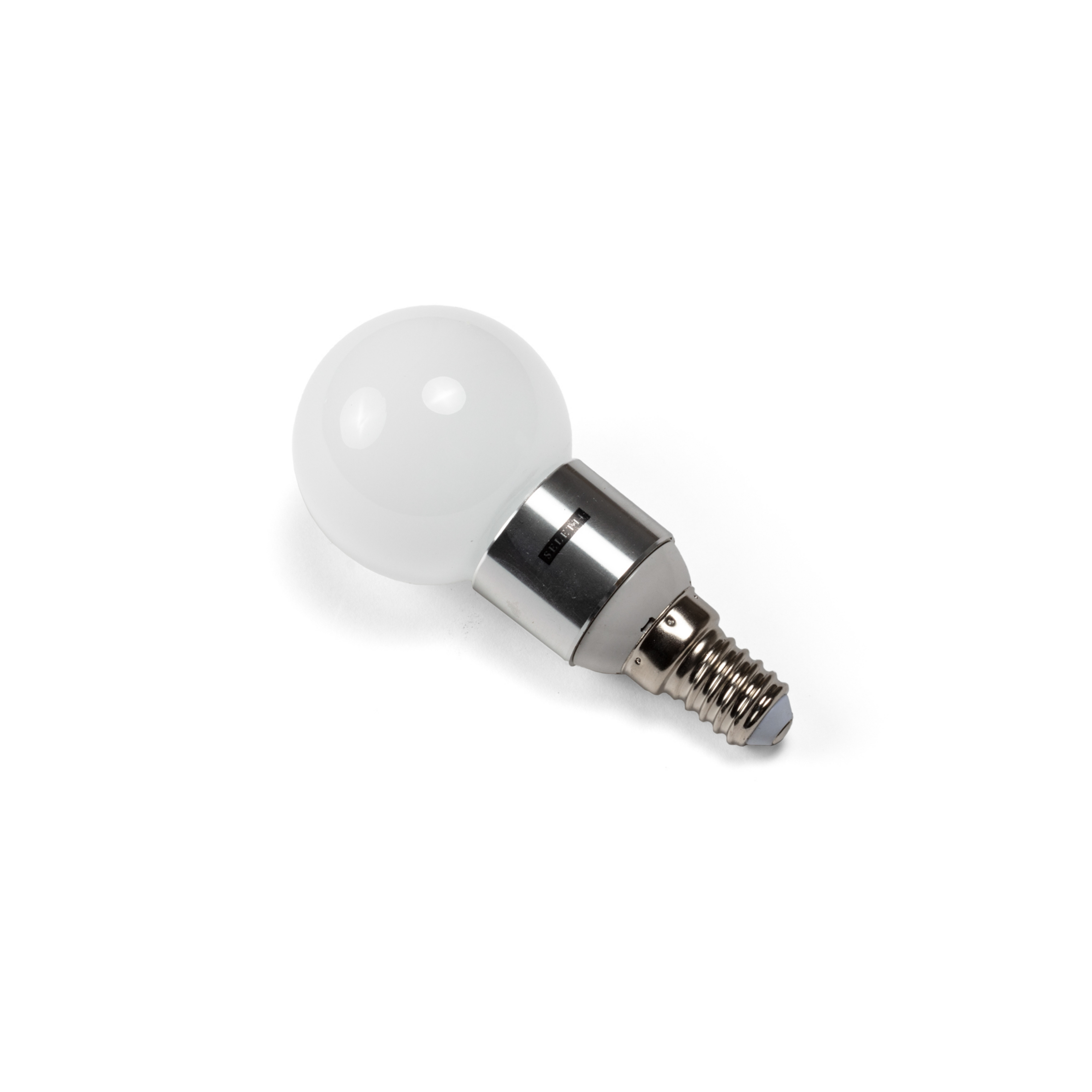 Λαμπτήρας LED SELETTI E14, G50, 4 W, opal 3.000 K