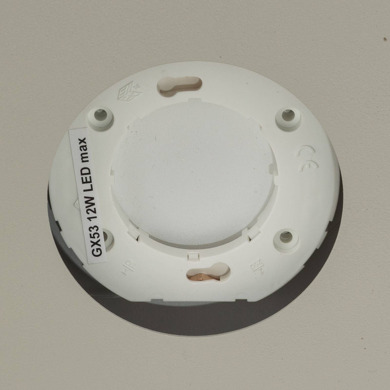 Lampa sufitowa Hero szaro-beżowa, 4-punktowa, 75 x 12 cm, metal, GX53