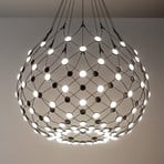 Luceplan Mesh LED κρεμαστό φωτιστικό Ø 80cm 1m αναστολή