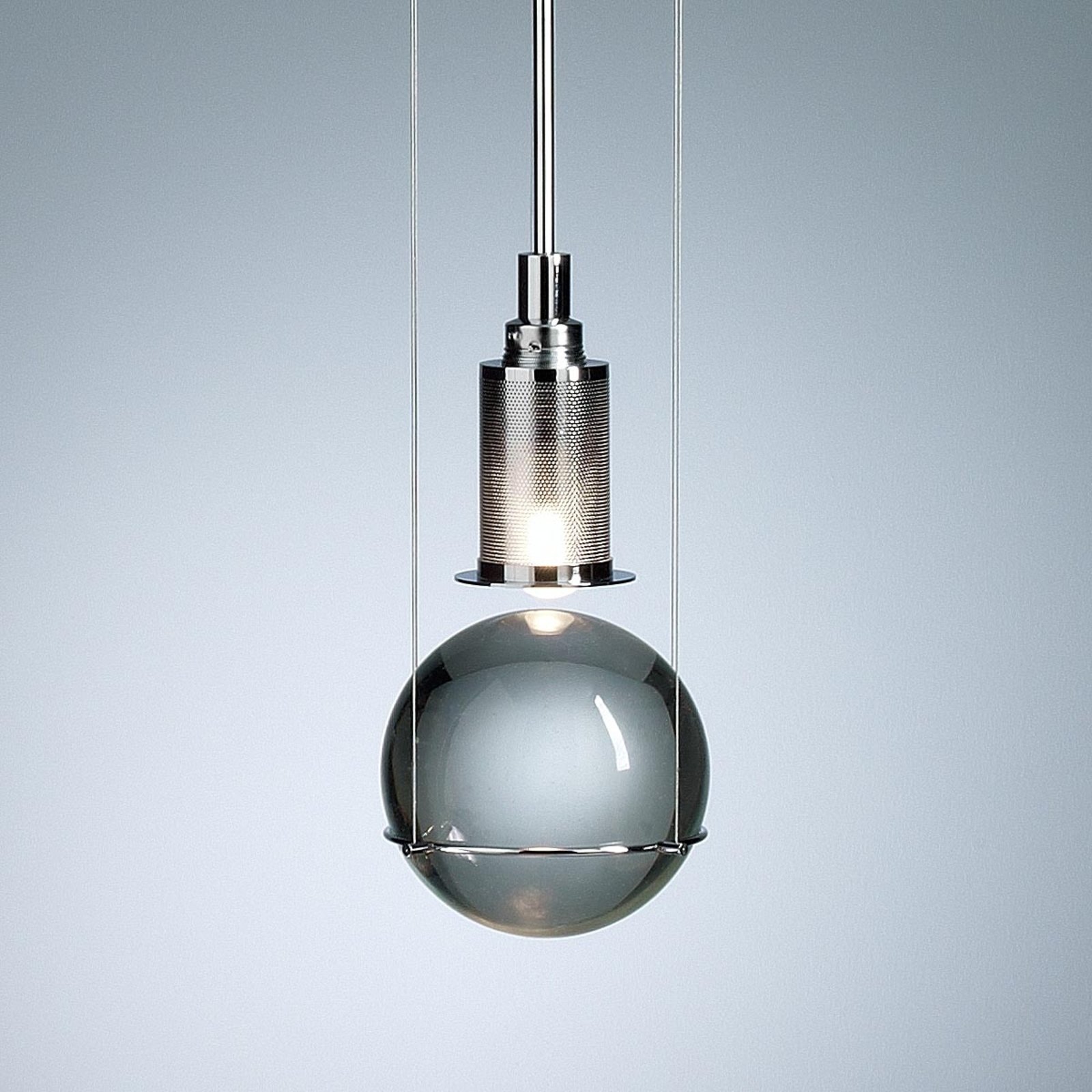 Design-hanglamp LE TRE STREGHE, chroom