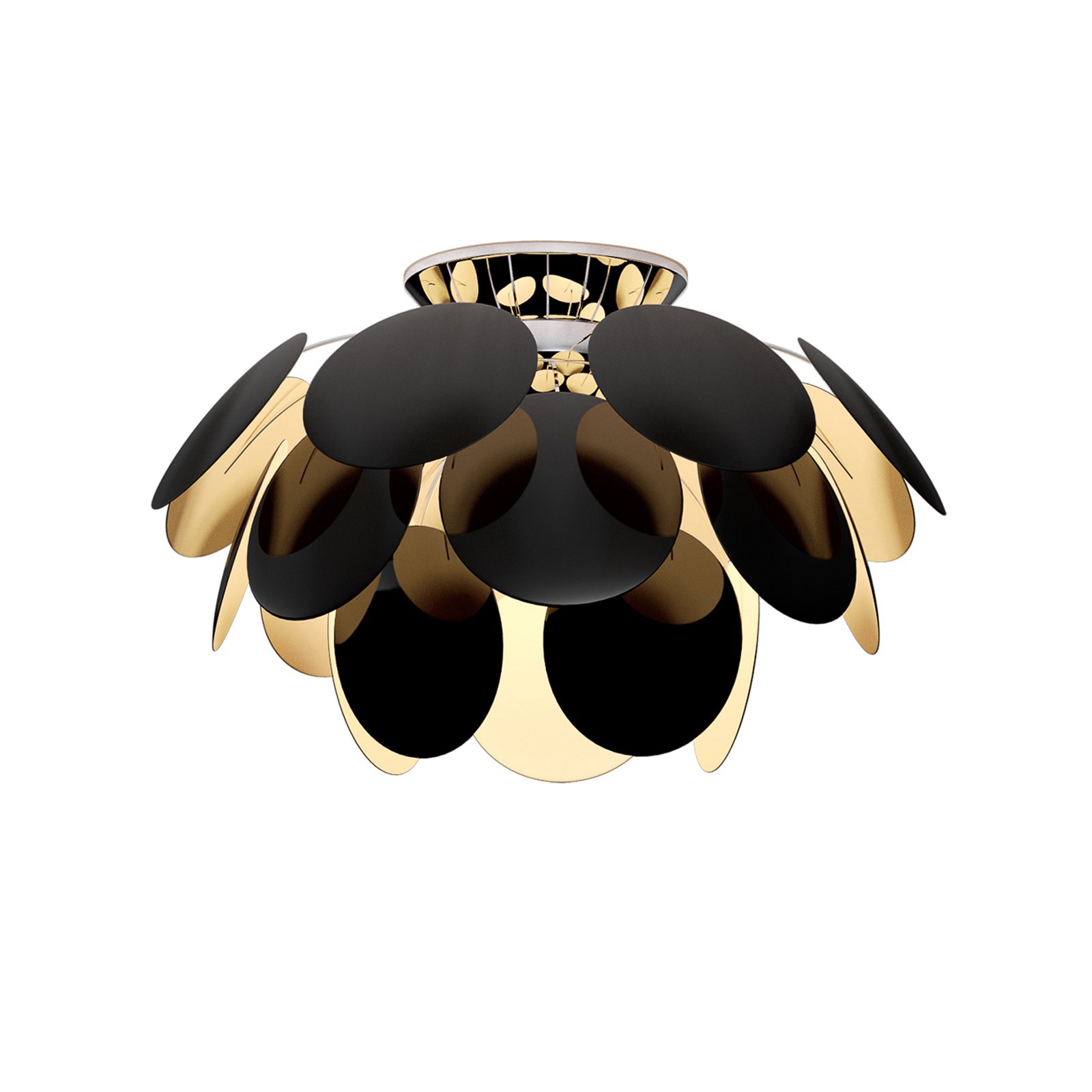 Discoco C 68 Taklampe Black/Gold - Marset