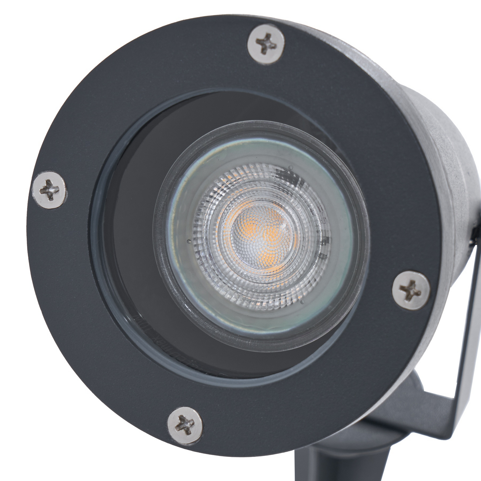 Lindby Zemní kolíky Nielas, sada 3 ks, antracitová barva, zástrčka