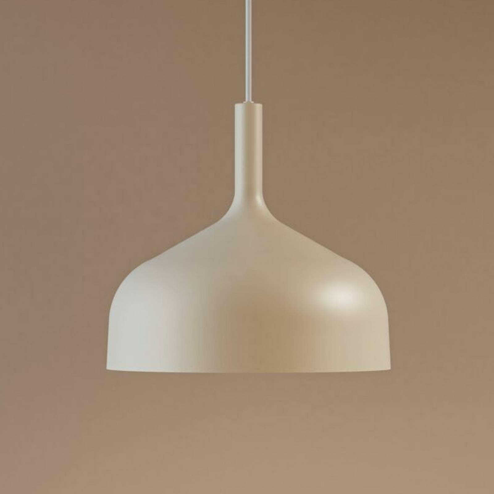 Paulmann hanglamp Embla II, crèmekleurig, Ø 30 cm, metaal