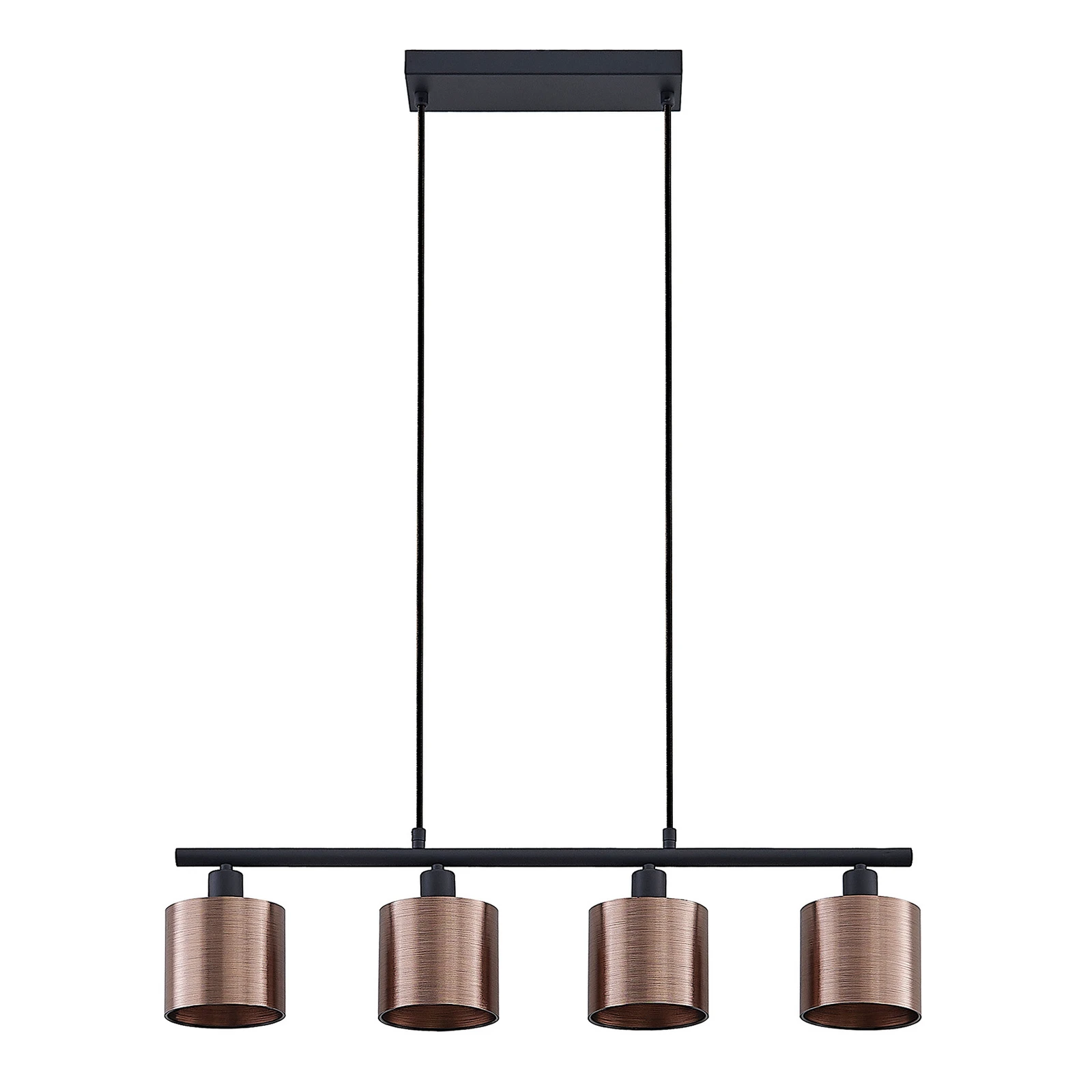 Lindby Joudy lampă, 4 becuri, bronz închis