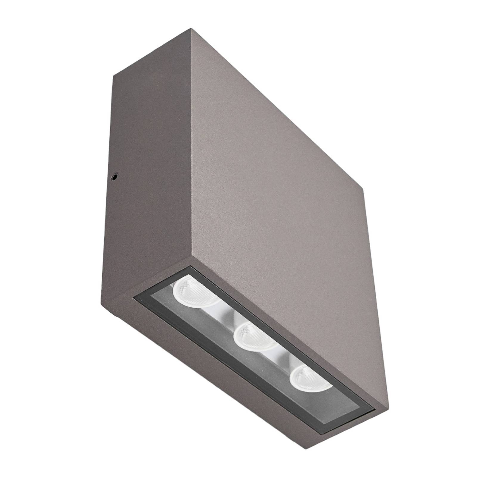 Applique d’extérieur LED carrée Trixy graphite